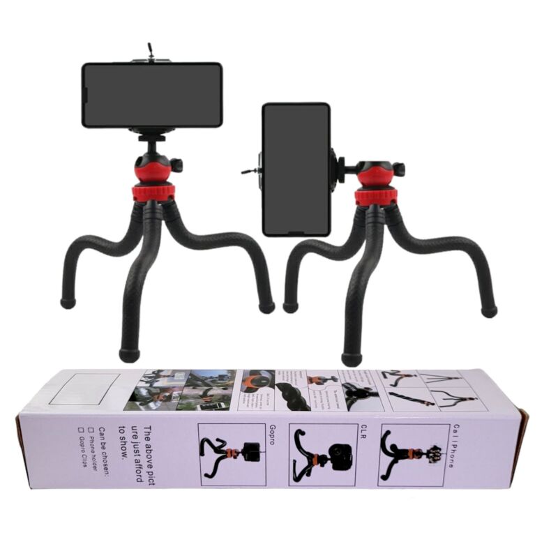 Hridz 360 Degree Flexible Octopus Portable Tripod Heavy Duty Stand