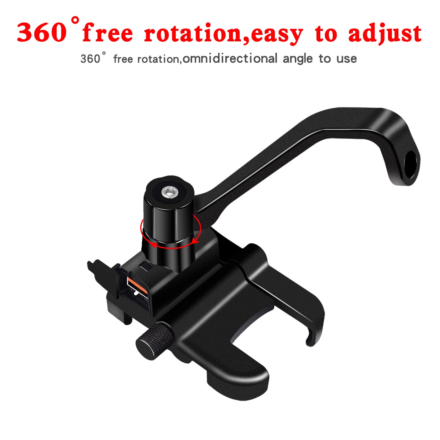 Universal Phone Holder QC 3.0 Motorcycle USB Charger